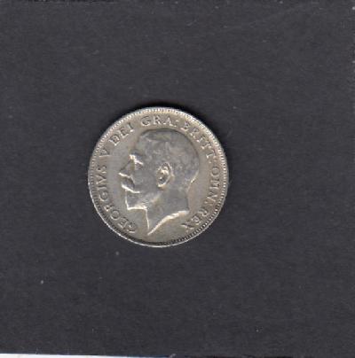 Beschrijving: 6 Pence  GEORGIUS V  